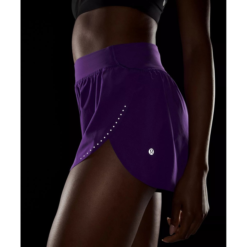 096-Lululemon-Fast and Free High-Rise Classic-Fit Split Short 3"-College Purple